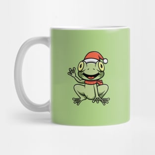 Cute Christmas Frog Mug